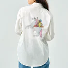 The GrandpaのThe Grandpa on a unicorn Work Shirt