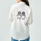 ヤママユ(ヤママユ・ペンギイナ)のふたごのフンボルトペンギン Work Shirt