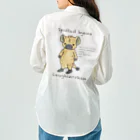 有限会社サイエンスファクトリーの強くて可愛いブチハイエナのラフィンちゃん Work Shirt