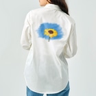 サトオ  ウクライナ支援のウクライナの空・ひまわり Work Shirt