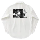 塩林檎の🖤🤍 ×2 ワークシャツ