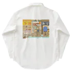 雪之丞ଳ⸒ ⸒の【くらげのくらー】おでん屋台と肉まん橋 Work Shirt