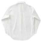 ペキニーズくらぶ（SUZURI支店）のペキニーズ・ホワイト（サマーカット）（顔だけ） ワークシャツ