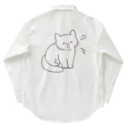 momo-nonoのもちもちほっぺのねこ Work Shirt