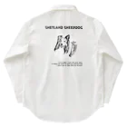 onehappinessのシェルティ　イラスト　forever Work Shirt