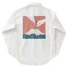 もちもちのもちのSmoking On Mt.Fuji Work Shirt