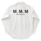 MoneyMakesMoneyのMoneyMakesMoney initial logo black ワークシャツ