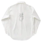 ハピハピたぬきのごはーんちびかず Work Shirt