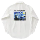 art-laboratory 絵画、芸術グッズのゴッホの星月夜 Tシャツ Work Shirt