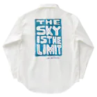 masahiro_minami_artのTHE SKY IS THE LIMIT（ブルー） Work Shirt