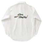 CHIYONの【カラフルver.】u-Town(ユーターン)ロゴ ワークシャツ