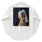 世界美術商店の真珠の耳飾りの少女 / Girl with a Pearl Earring ワークシャツ