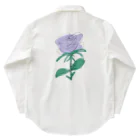 サラスシのmy ROSE パープル Work Shirt