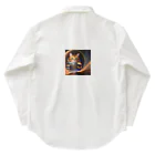 Mzaki_70のspace cat Work Shirt