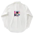 Hiyatanuのかわいい子猫 Work Shirt