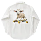 ハッピー・ディライト・ストアのボードのり羊 Work Shirt
