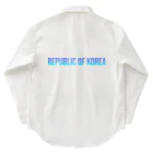 ON NOtEの韓国 ロゴブルー Work Shirt