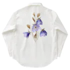 Atelier Petrichor Forestのキキョウ Chinese bellflower ワークシャツ