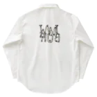 IMABURAIの煌めくミラー文字 Work Shirt