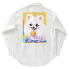 Pom-Dog'sの清楚系白ポメ　ポメ子 Work Shirt