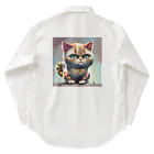 burusukaruの猫のタイガーくん Work Shirt