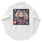 猫雑貨屋　ねこまろのにゃんこ宇宙の彼方へ Work Shirt