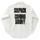 おもしろいTシャツ屋さんのSIXPACK COMINGSOON シックスパック カミングスーン 筋トレ Work Shirt