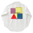 saleshuのsimple6 ワークシャツ