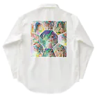 💖宇宙整体♪🌈♪こころからだチャンネル♪💖のuniversal mermaid  REINAの心の旅 ワークシャツ