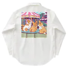 Cute dogsのI love my dogs Work Shirt