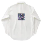 Chill_dreamのサイバーパンク風イラスト Work Shirt