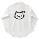 終わらない夢🌈の可愛いにゃんこ🐱💞 Work Shirt