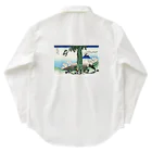 浮世絵屋の北斎「富嶽三十六景⑰　甲州三嶌越」葛飾北斎の浮世絵 Work Shirt