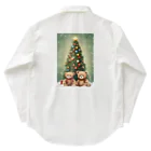 규리shopのテディーベア兄弟のクリスマス ワークシャツ
