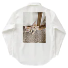 ANAROGUの可愛い猫 Work Shirt