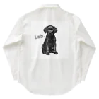 Labradorの黒Lab.グッズ ワークシャツ