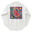 PSYCHEDELIC ARTのPSYCHEDELICスイカ Work Shirt