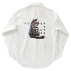 chubby the catのforever y cat lover01 Work Shirt