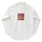 マクマクのネイティブメキシカンノルディク Work Shirt