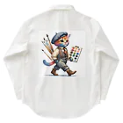 夢見る猫の箱庭のアズル Work Shirt