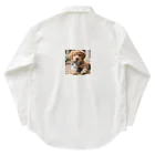 KONMORI_Chanのかわいい子猫と子犬 Work Shirt