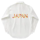 junichi-goodsのバルーン文字「JAPAN」（赤色系） Work Shirt