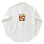 DesignDreamerの光輝く福招き猫 Work Shirt