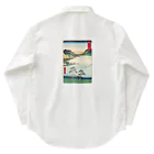 浮世絵屋の広重「冨二三十六景㉘　信州諏訪之湖」歌川広重の浮世絵 Work Shirt