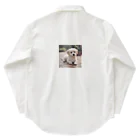 AI Imaginationの可愛い犬のイラストグッズ Work Shirt