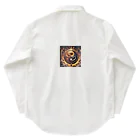 comati12の黄金に輝く龍と古代の智慧 ワークシャツ