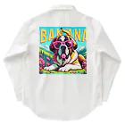 PINK GDのピンクグラサン犬グッズ Work Shirt