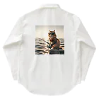 mitsuouの釣り猫 ワークシャツ