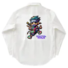 rsrsrsrsrの“Digital Ninja” ロゴ付き Work Shirt