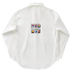 kaiminsapoの沖縄　ロゴ　FF風 ワークシャツ
